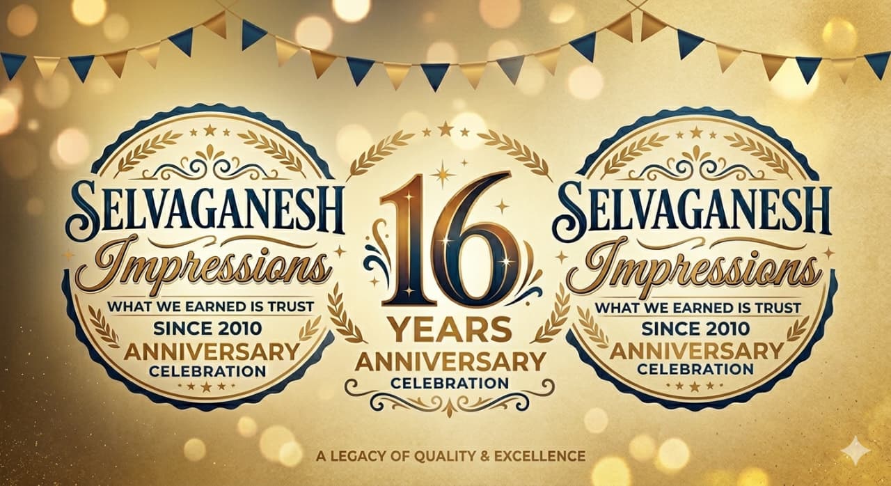 16th anniversary banner